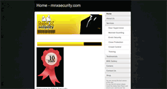 Desktop Screenshot of mnxsecurity.com